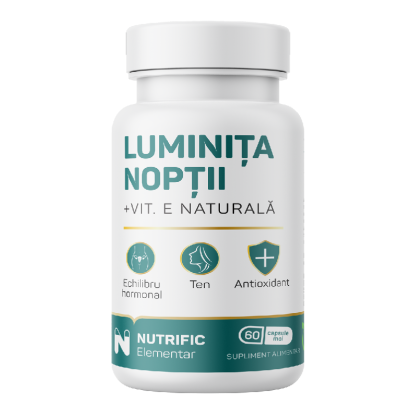 Luminita noptii cu vitamina E naturala, 60 capsule moi, Nutrific