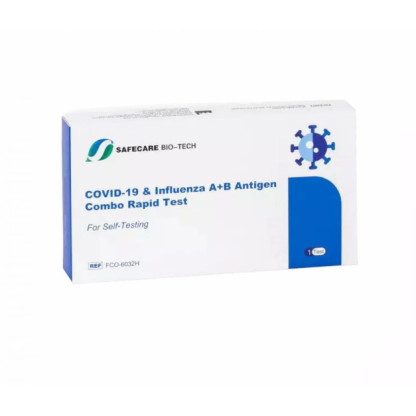 Test rapid combo 3 in 1 Covid19/ Gripa A+B, Safecare, 1 test/cutie