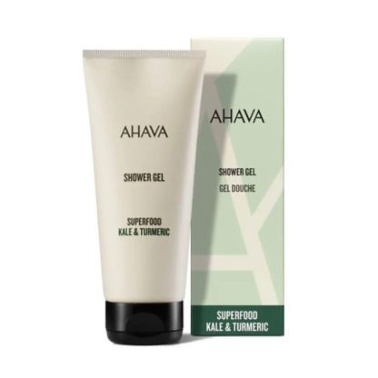 Ahava Gel de dus cu kale si turmeric, 200ml