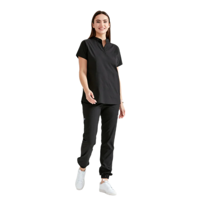 Costum medical unisex, negru, model Activity, marime XL