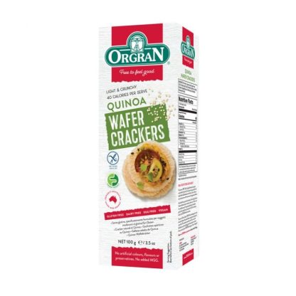 Crackers din quinoa fara gluten, 100g, ORGRAN