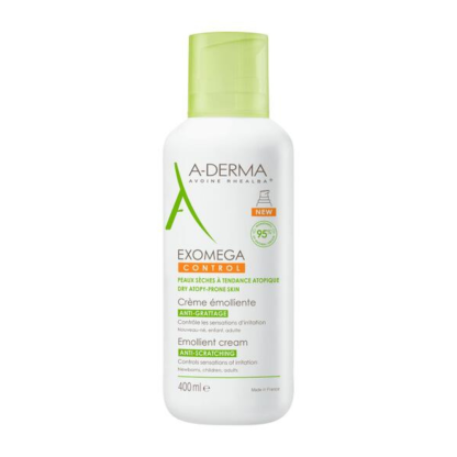 Crema emolienta Exomega Control, 400 ml, A-derma