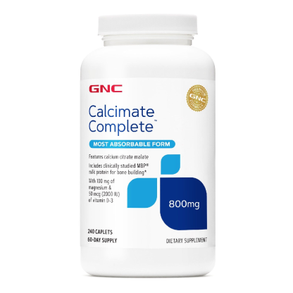 Calcimate Complete™, Calciu Citrat Malat, 240 tablete, GNC