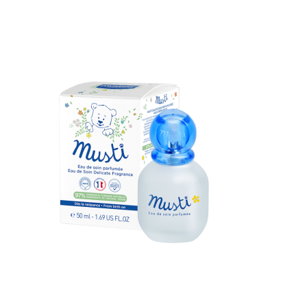 Mustela Musti Apa de ingrijire parfumata, 50ml