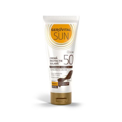 Sun Crema protectie solara SPF50, 100ml, Gerovital