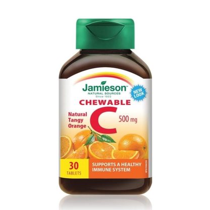 Jamieson Vitamina C 500 mg, 30 tablete masticabile