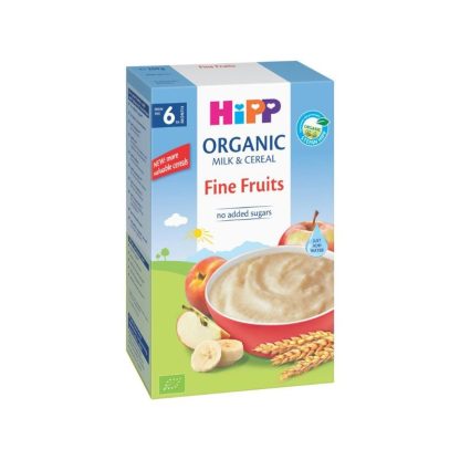 Hipp Lapte si Cereale cu Fructe fine, +6 luni, 250g