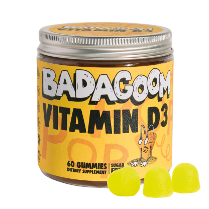 Vitamin D3, 60 jeleuri gumate, Badagoom