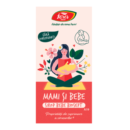 Mami si bebe, sirop Biosept, 100ml, Fares