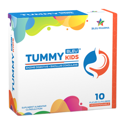 Tummy Bleu Kids, 10 plicuri, Bleu Pharma