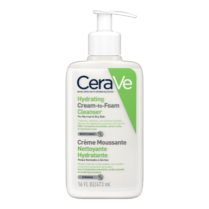 Crema de curatare spumanta si hidratanta pentru ten normal-uscat, 473 ml, CeraVe