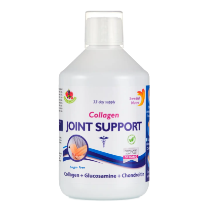 Colagen Lichid Hidrolizat Tip 1,2,3 5000mg, Joint Support, 500ml, Swedish Nutra