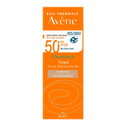 Crema nuantatoare cu SPF50+Triasorb Cleanance, 50 ml, Avene