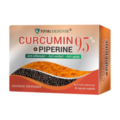 Curcumin + Piperine 95%, 30 capsule, Cosmo Pharm