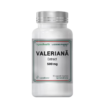 Extract de Valeriana 500mg, 30 capsule, Cosmo Pharm