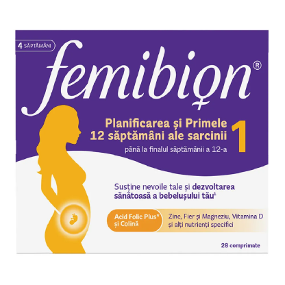 Femibion 1 planificare si sarcina, 28 comprimate, Procter & Gamble