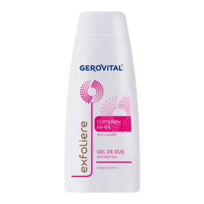 Gel de dus Complex AHA, 400 ml, Gerovital