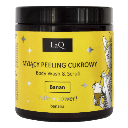 Gel de dus si peeling banane, 220g, LaQ