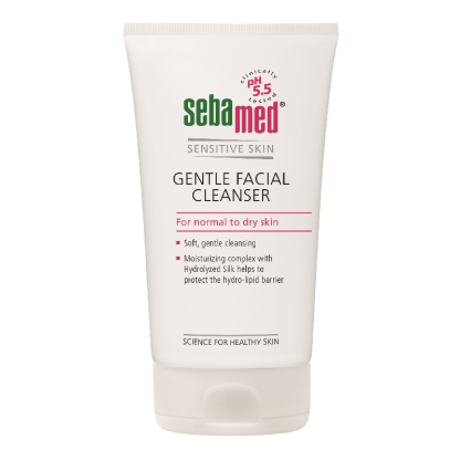 Gel dermatologic de curatare pentru fata, ten uscat si normal, 150 ml, Sebamed