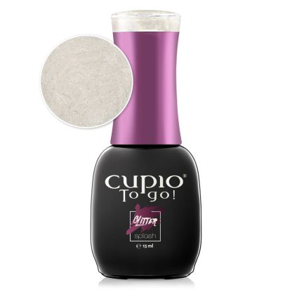 Oja semipermanenta Cupio To Go! Glitter Splash - Bride Glam