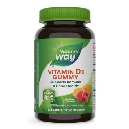 Jeleuri cu vitamina D3 Nature's Way, 120 jeleuri, Secom