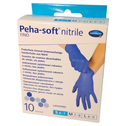 Manusi HartMann Peha-Soft Nitrile FINO S x 10 buc/cutie