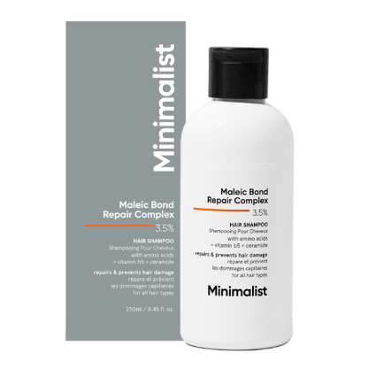 Sampon reparator pentru par deteriorat Maleic Bond Repair Complex 3.5%, 250ml, Minimalist