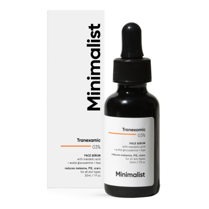 Ser pentru pete pigmentare cu acid Tranexamic 03%, 30ml, Minimalist