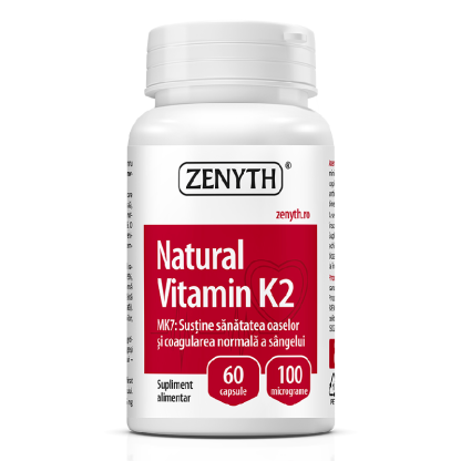 Natural Vitamina K2, 60 capsule, Zenyth