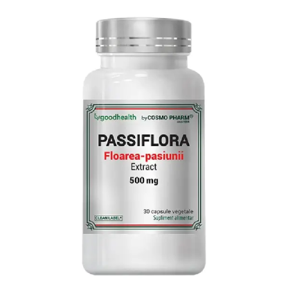 Passiflora Extract, 500 mg, 30 comprimate, Cosmo Pharm