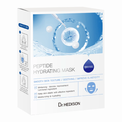 Patch-uri pentru frunte si ochi Peptide Hydrating Mask, 10*25 g, Dr Hedison