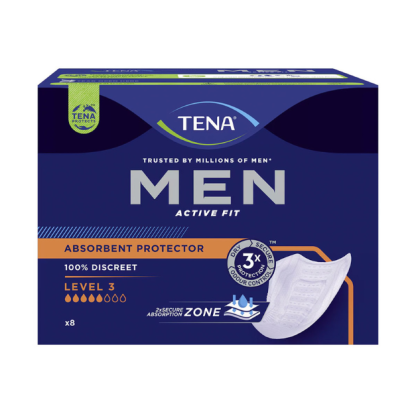 Protectie absorbanta barbati, TENA Men Level 3, 8 bucati