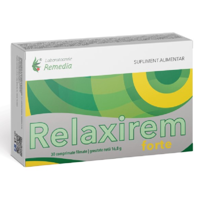 Relaxirem Forte 30 comprimate, Remedia