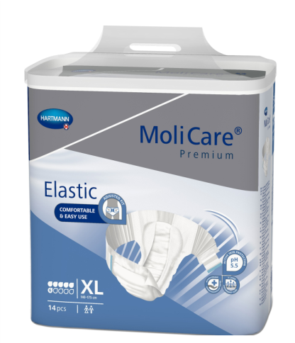 Scutece MoliCare Premium elastic 6 picaturi XL x 14 buc