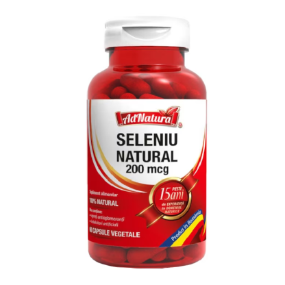 Seleniu Natural, 60 capsule, AdNatura