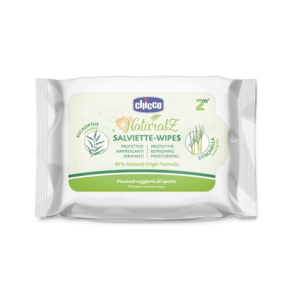 Servetele Revigorante si de Protectie Chicco Naturalz, 20 buc, 2 luni+