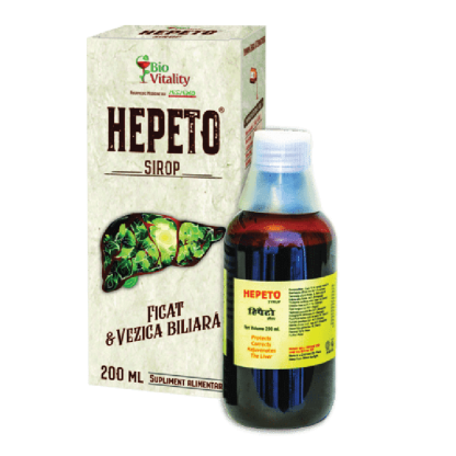 Sirop Hepeto, 200 ml, Bio Vitality