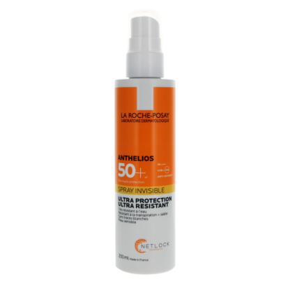 Spray invizibil cu SPF 50+ pentru corp Anthelios, 200 ml, La Roche-Posay