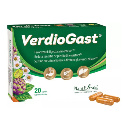 VerdioGast, 20 capsule, Plantextrakt