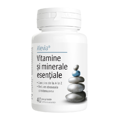 Vitamine si minerale, 40 comprimate, Alevia