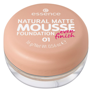 Fond de ten mat, 01 Natural Matte Mousse, 16g, Essence