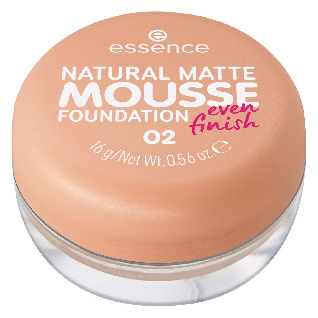 Fond de ten mat, 02 Natural Matte Mousse, 16g, Essence