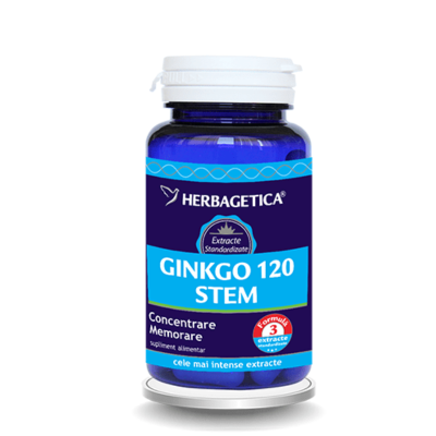Ginkgo 120 stem , 30 capsule, Herbagetica
