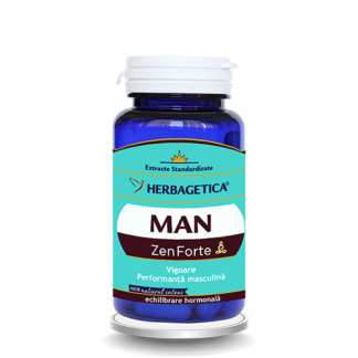 Man zen forte, 30 capsule, Herbagetica