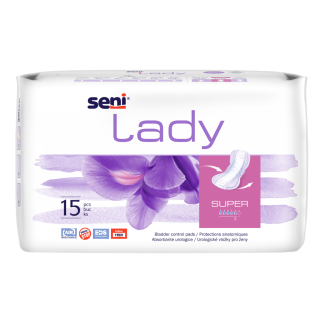 Absorbante urologice pentru incontinență Lady Super, 15 bucati, Seni