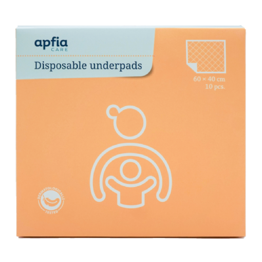 Aleze de unica folosinta, 60*40cm, 10 bucati, Apfia Care