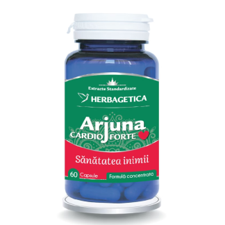 Arjuna Cardio Forte, 60 capsule, Herbagetica