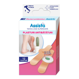 Plasturi antibataturi, 12 bucata, Assista