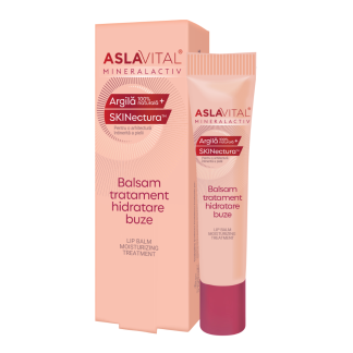 Balsam de buze hidratant Mineralactiv, 15 ml, Aslavital
