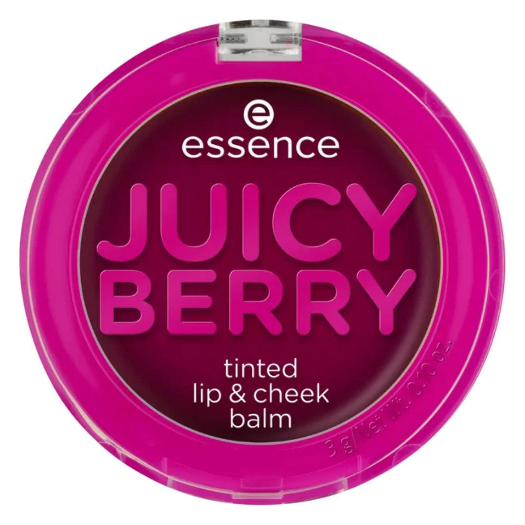 Balsam pentru buze si obraji Juicy Berry Tinted Violet, 3g, Essence